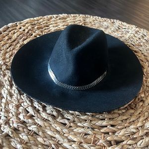 Black Hat with decoration